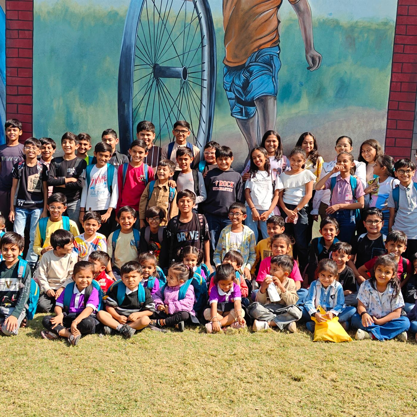 Little Smile students together on a school outing